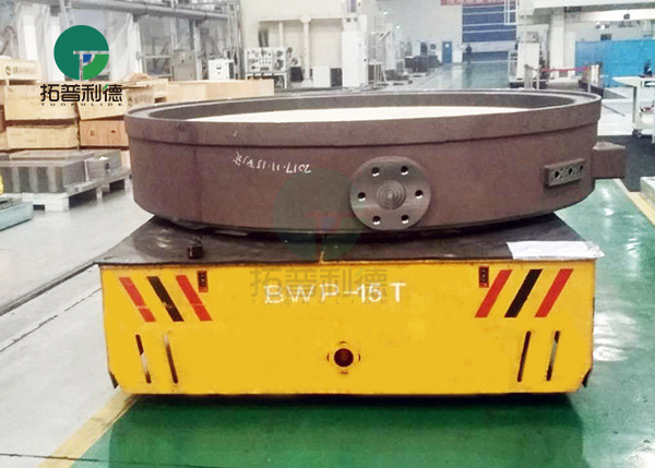 15 Ton Multidirectional Battery Powered Trolley For Internal Material Handling