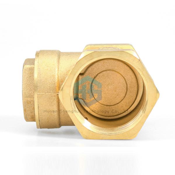 Brass Horizontal Check Valve Female Threaded For Water Flow Control