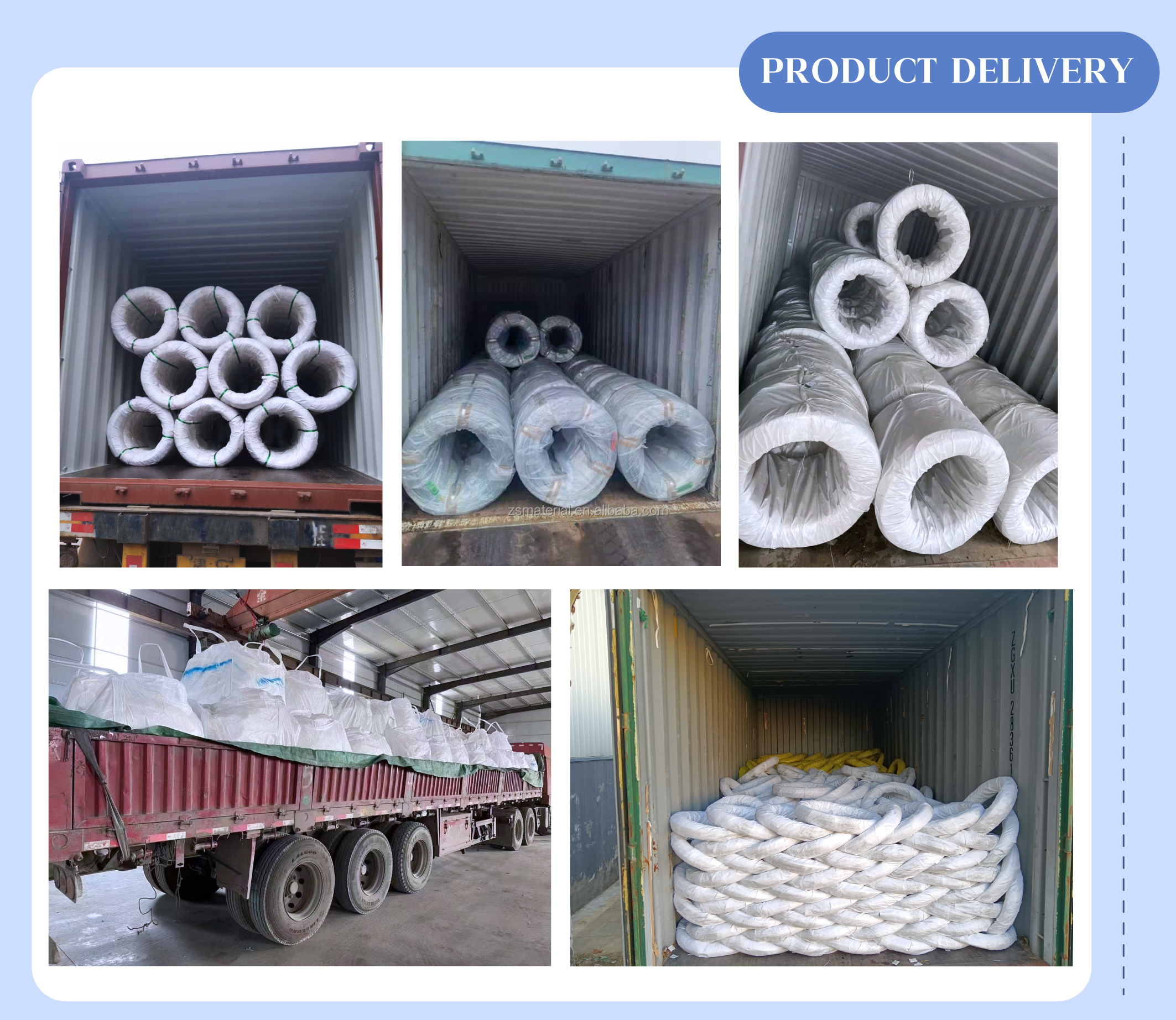 Galvanized Steel Wire 8mm in ASTM Standard from Professional with Q195/Q235/SAE1006/SAE1008 Grade