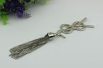 Handmade DIY handbag accessories making 185 length zinc alloy metal cord end cap