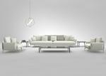 Aluminum 6 People Backyard Lounge 1.25CBM Outdoor Sofa Set