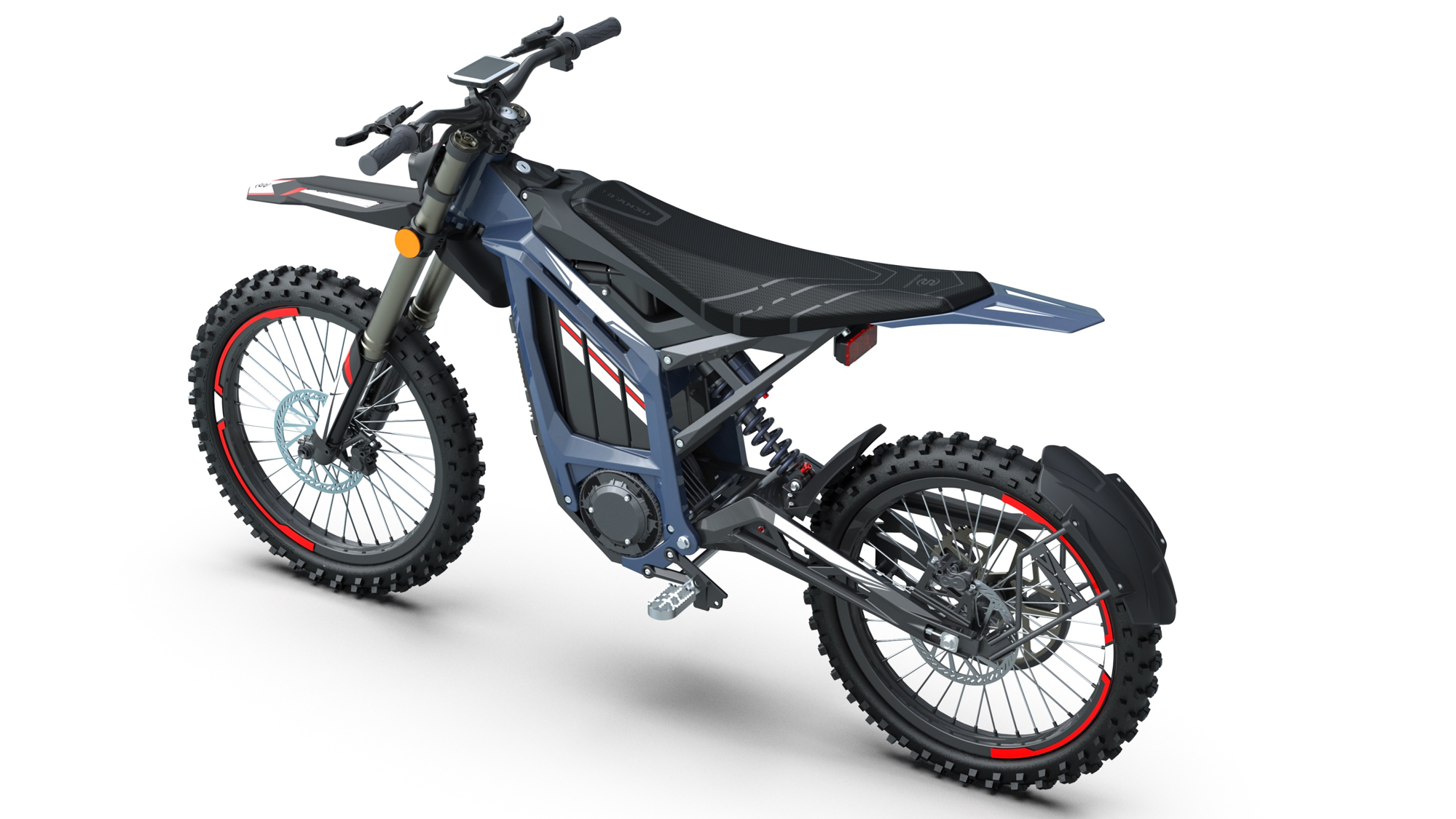 Down Tube Battery 3000W High Power Klein Blue Electric Dirt Bike for Man Woman Motor cycle