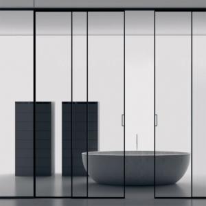 Wholesale Customizable Modern Glass Partition Walls 5 - 12mm Thickness Environmentally Friendly from china suppliers