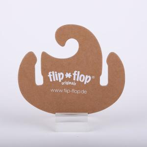 Wholesale Custom Eco-Friendly Cardboard Flip Flop Hangers | Sustainable Footwear Storage from china suppliers