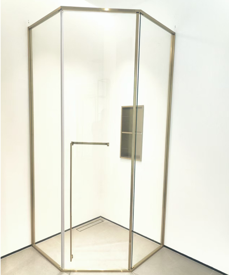 Surface Smooth Shower Glass Door Handle Erosion Resistant Universal Shower Door Handle