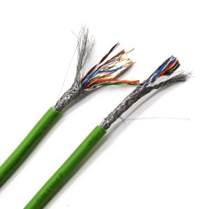 Wholesale SFTP CAT5E Cat 5 Communication Cable Green 24AWG OFC/BC 1000ft HDPE Insulation from china suppliers