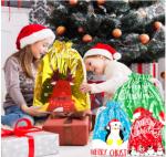 Christmas gift bag pe drawstring bag candy gift biscuit cookie happy atmosphere