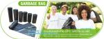Biodegradable Green Dog Poop Bag Bulk with Free Baggie Bone Dispener, HDPE+D2W