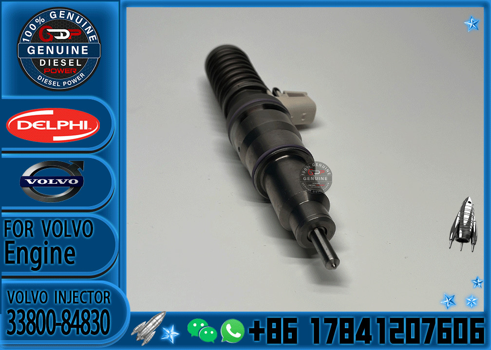Common Rail Fuel Injector 33800-84830 3380084830 BEBE4D21001 For Vol/vo Hyundai