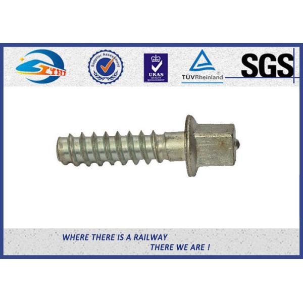 ASTM Hot Dip Galvanized Railway Sleeper Screws Double End Screw Spike