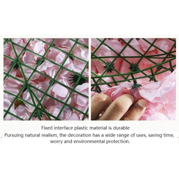 ODM Background Faux Wall Flowers Floral Panel Wall Home Decoration