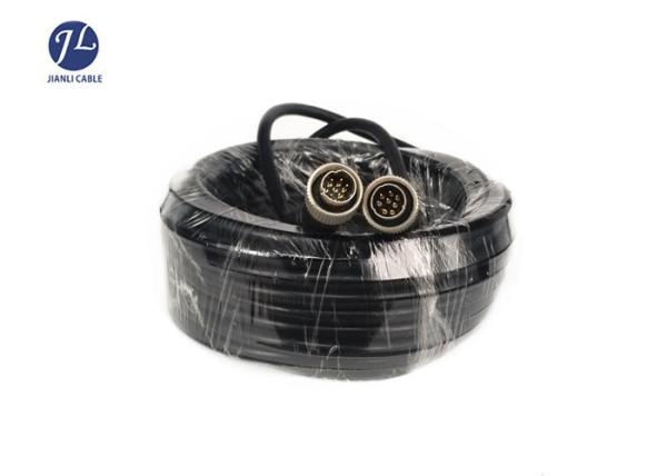 8 Pin Din Cable Male To Male Connector , S Video Cable For Reverse Parking