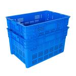 Mesh Style Supermarket Vegetable Turnover Basket 600x400x310mm Plastic Nestable