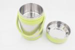 2L Outdoor used stainless steel portable food warmer insulated vacuum stewed hot