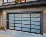 Industrial Logistic Area Loading Port 40mm Glass Garage Aluminum Sectional Door