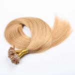 Straight Nail Clip In Hair Extensions , Curly Nail Tip Hair Extensions
