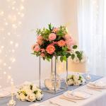 Powder Coated Geometric Flower Display Rack for Standard or Nonstandard Wedding