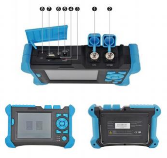 Optical Time Domain Reflectometer otdr Large Touch Screen Shortcut Keys Easy To Operate