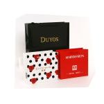 Exquisite Hand Length Handle Sealing Cardboard Luxury Multicolor Printing Bags