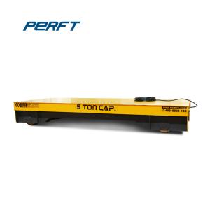 Wholesale Electric Heavy Duty Machine Steerable Trolley Rail Transfer Cart 20t from china suppliers