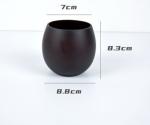 Big Belly Retro Tea Cups 250ml Large Capacity Wood Grain Coffee Cup