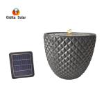 Garden Diamond Design Solar Water Fountain with 7.4V 2200mA Battery and Max Flow