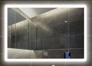 Wholesale Wall Mounted Smart LED Bathroom Mirror 5mm Thickness Waterproof With Light from china suppliers
