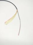 SM G657A2 Indoor Armored Fiber Optic Cable Tight Duplex LSZH Black Anti Rodent