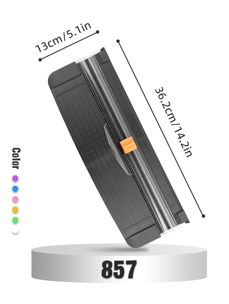 1.15KG Manual Paper Trimmer with Guard Rail and Blade Lock ZEQUAN A4 Professional