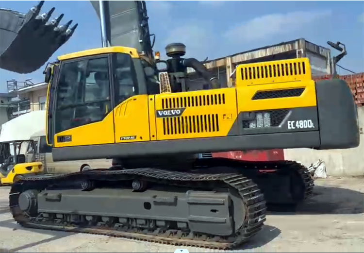 Used Volvo EC480D Excavator 48 Ton Crawler in Shanghai with Operating Weight 47900 KG