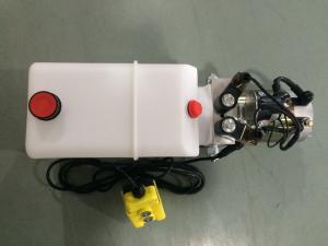 China G3/8 Vertical Mini Hydraulic Power Packs Dc 12v With 4.5L Plastic Tank on sale