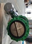 SS316 Pneumatic Butterfly Valve Air Operated Marine Service Seawater ABS