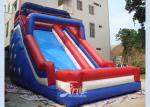 Patriotic giant stars inflatable slide for children