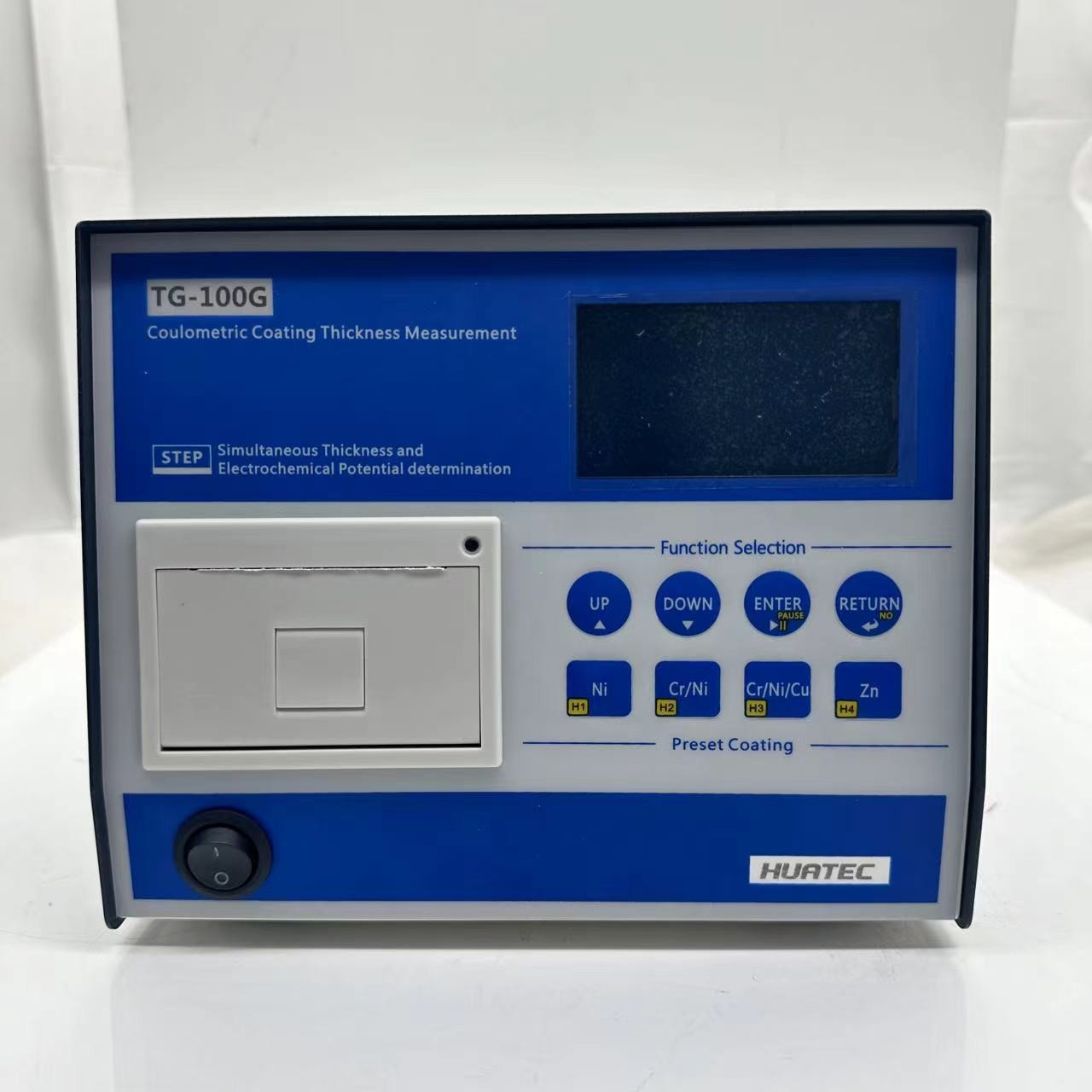 Precision TG-100G Inbuilt Printer Nickel-copper-nickel Electroplating Coulometric Thickness Tester Pressure Load 50g
