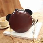 Buns national wind hit the color shoulder bag cute animal chain new women