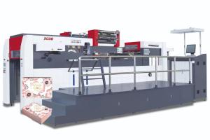 China JIGUO TMY-1060H Automatic Die Cutting Hot Stamping Machine Max Paper Size 1060*760mm  Heating Plate Zone Number 12 on sale