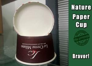 Wholesale Logo Printed Custom Paper Ice Cream Cups With Food Grade PE Coating from china suppliers