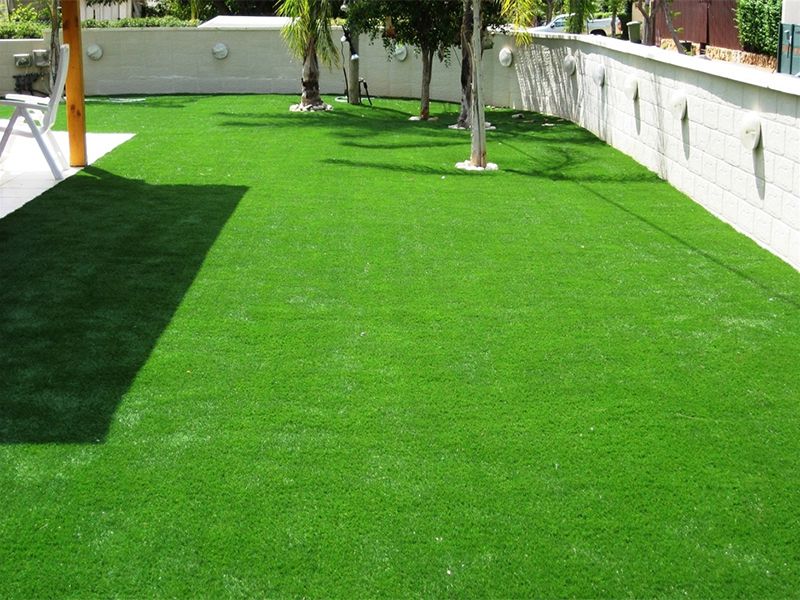 Customized Green Artificial Grass Turf For Landscape With 38mm Pile Height And Dtex 8000