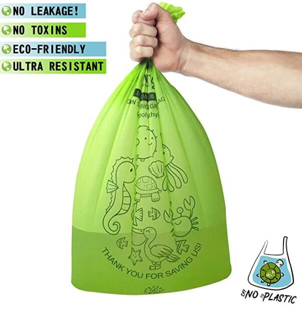 Environmental Protect Clear Plastic Bag On Roll Wholesale With Logo, Friendly Oxo-biodegradable Compostable Colored Tras