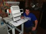 Newest 1 head 15 colours barudan embroidery machine prices