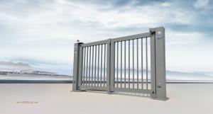 Wholesale Automated Motorised Bi Folding Driveway Gates With Anti-Climb Photo Cell from china suppliers