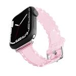 Popular Luxury Style for Apple Watch 45mm Clear Glitter Lace Diamond Replacement