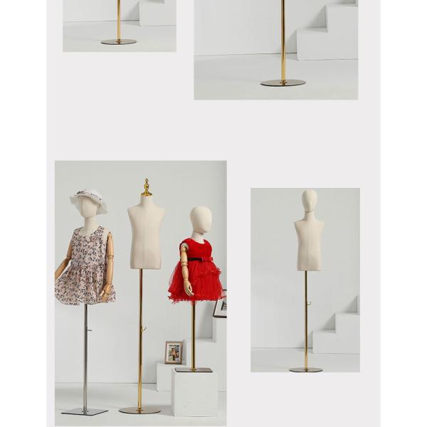 Fashion half body mannequins Abstract Dummy Torso Clothes Display children mannequin for display mannequin adjustable