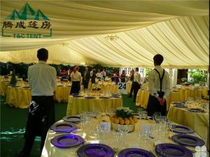 Wholesale 15x20m White PVC Outdoor Waterproof Canopy Tent Can Fire Retardant With Windows from china suppliers