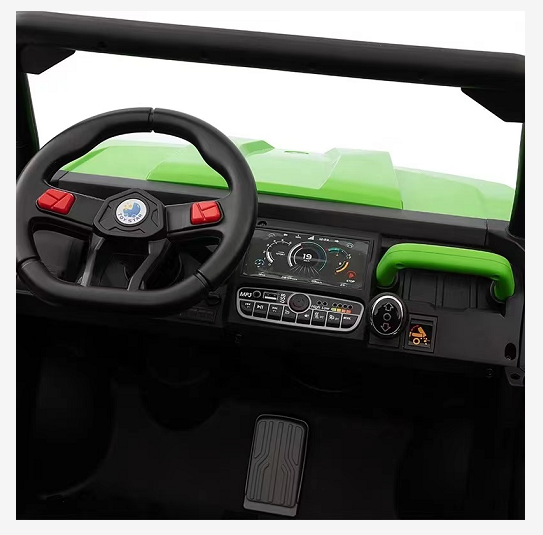 Emote Control Music Lighting 12V or 24V 2 Seater Ride On Truck Car Toys for Kids