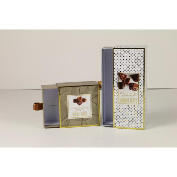 Chocolate Paper Board Package Slide Box With Drawer
