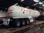 Semi Trailer LPG Gas Tanker Truck 14000Gal 54000 Liters In Hemispherical Dish