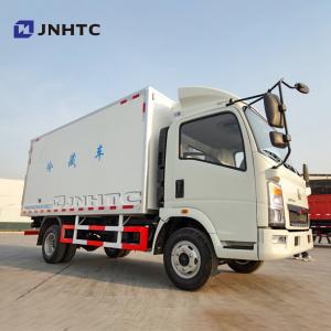 Wholesale HOWO 4X2 8000kg Light Duty Commercial Trucks Refrigerator Box Truck Freezer Van from china suppliers