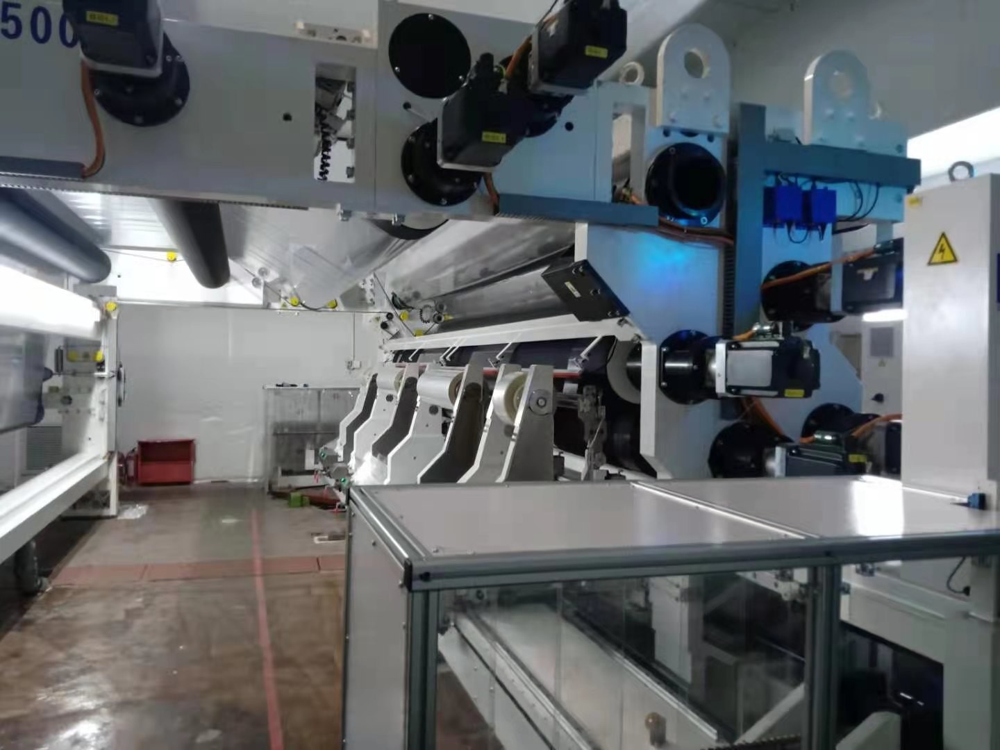 EVA Film 5500mm 8 Micron 60Hz Automatic Slitting Machine