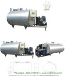 Stainless steel Milk Cooling Tank Body For Lorry Trucks 8CBM- 25CBM